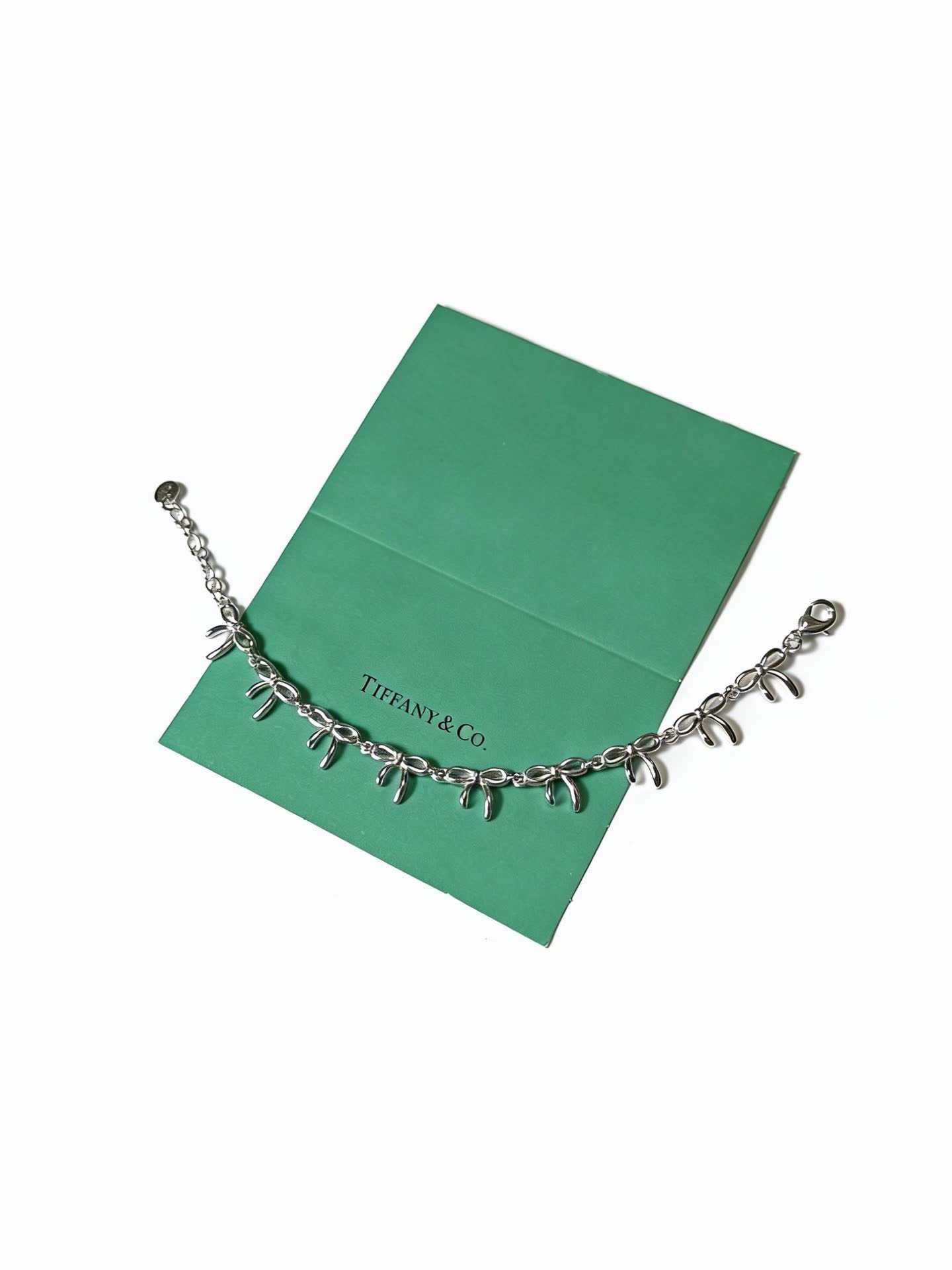 Tiffany & Co. Sterling Silver Palm Tree Charm Bracelet